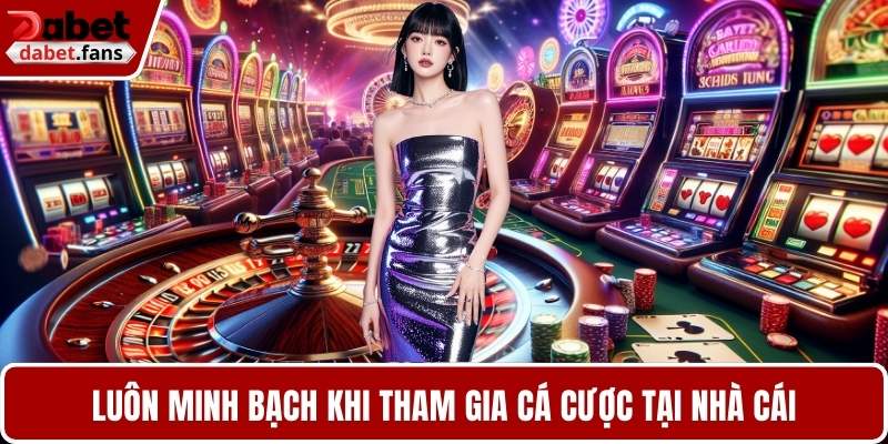 Luôn minh bạch khi tham gia cá cược tại nhà cái
